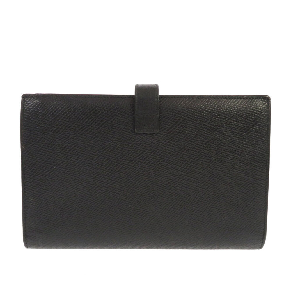 Celine calfskin motif leather Wallet logo long
